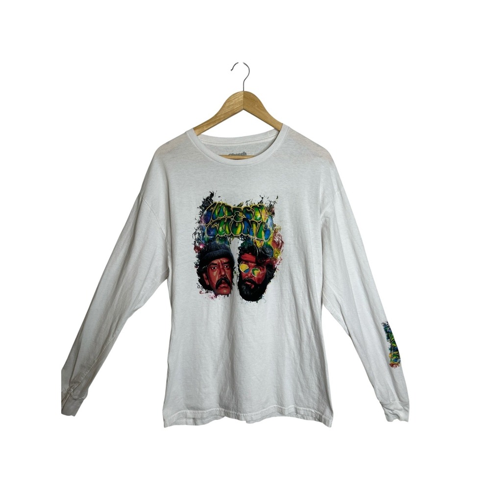 Cheech & Chong Long Sleeve Graphic T-Shirt Size 2XL Unisex